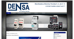 Desktop Screenshot of densa.com.mx